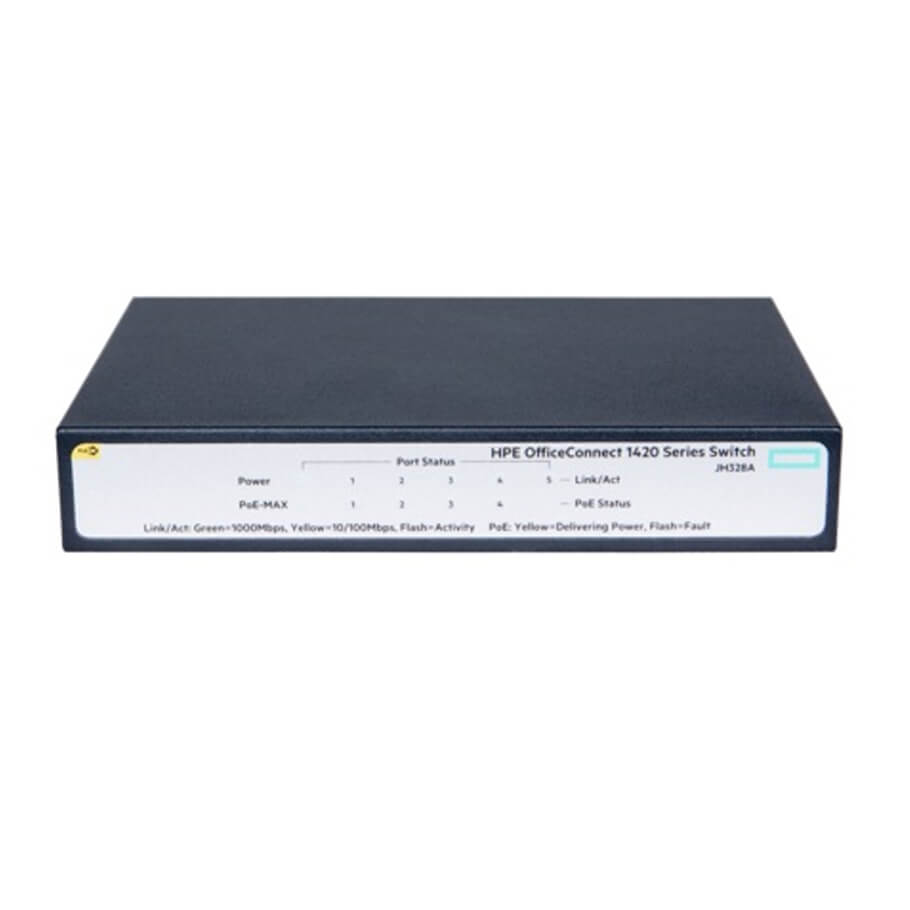 Thiết Bị Mạng Switch HPE 1420 5G PoE+ (32W) JH328A