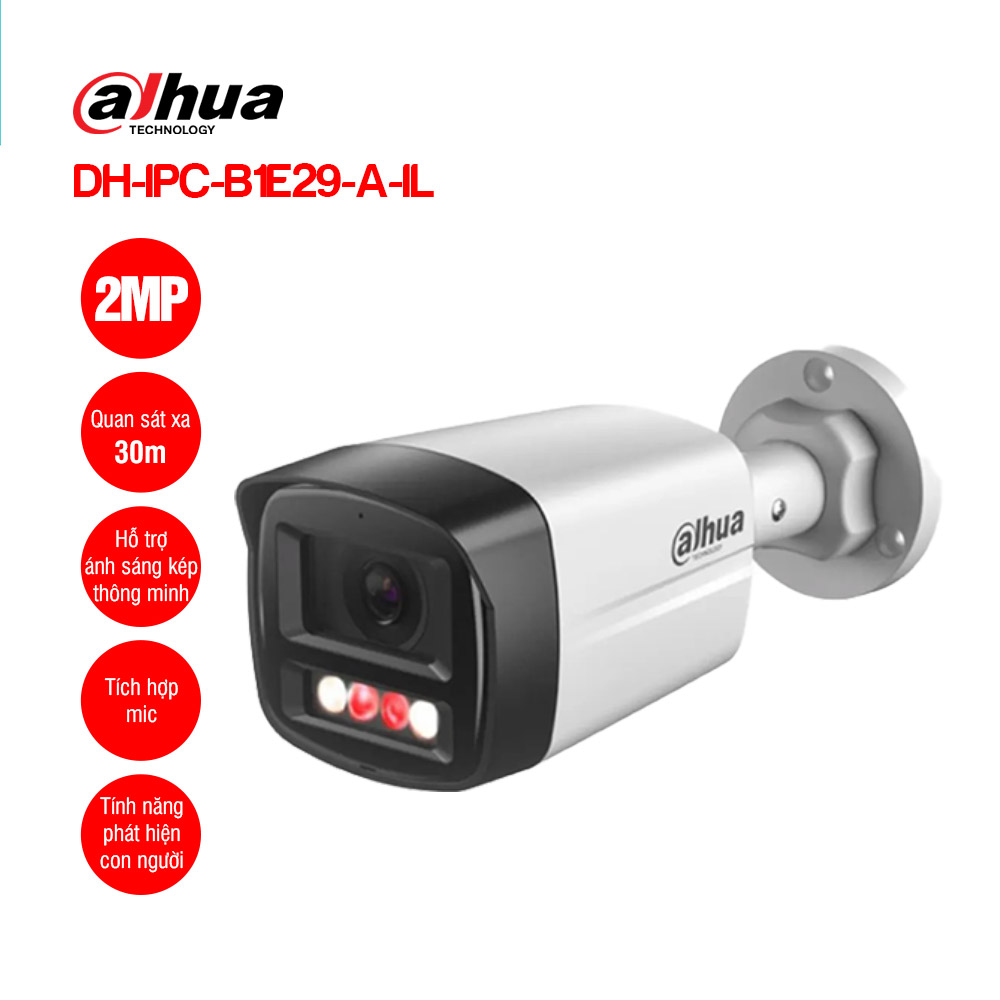 Camera IP 2.0MP DAHUA DH-IPC-B1E29-A-IL