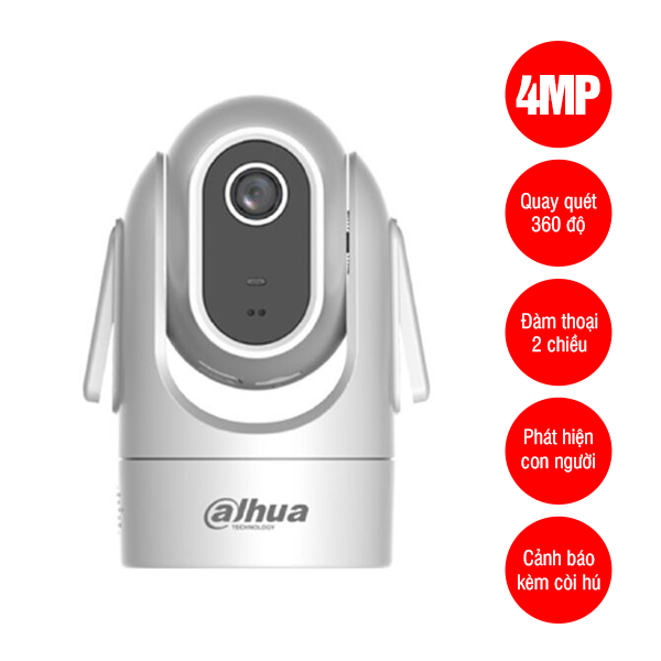 Camera IP PT Wifi 4.0MP DAHUA DH-H4C