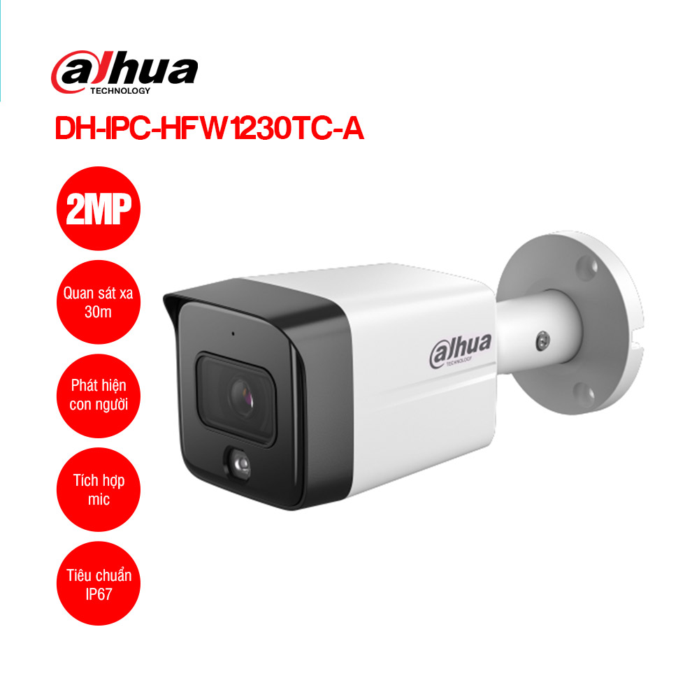 Camera IP 2.0MP DAHUA DH-IPC-HFW1230TC-A