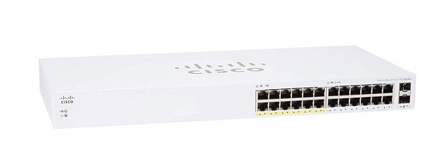 CBS110-24PP-EU Switch Cisco 24 Cổng (12 Port PoE), 2 GE Combo Uplink