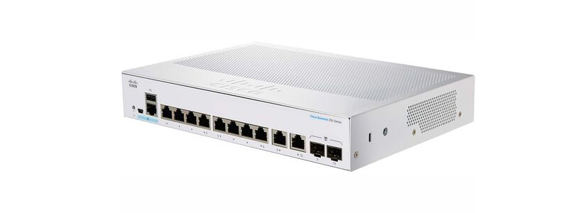 Thiết bị mạng Cisco CBS220 Smart 8-port GE, 2 Gigabit SFP - CBS220-8T-E-2G-EU
