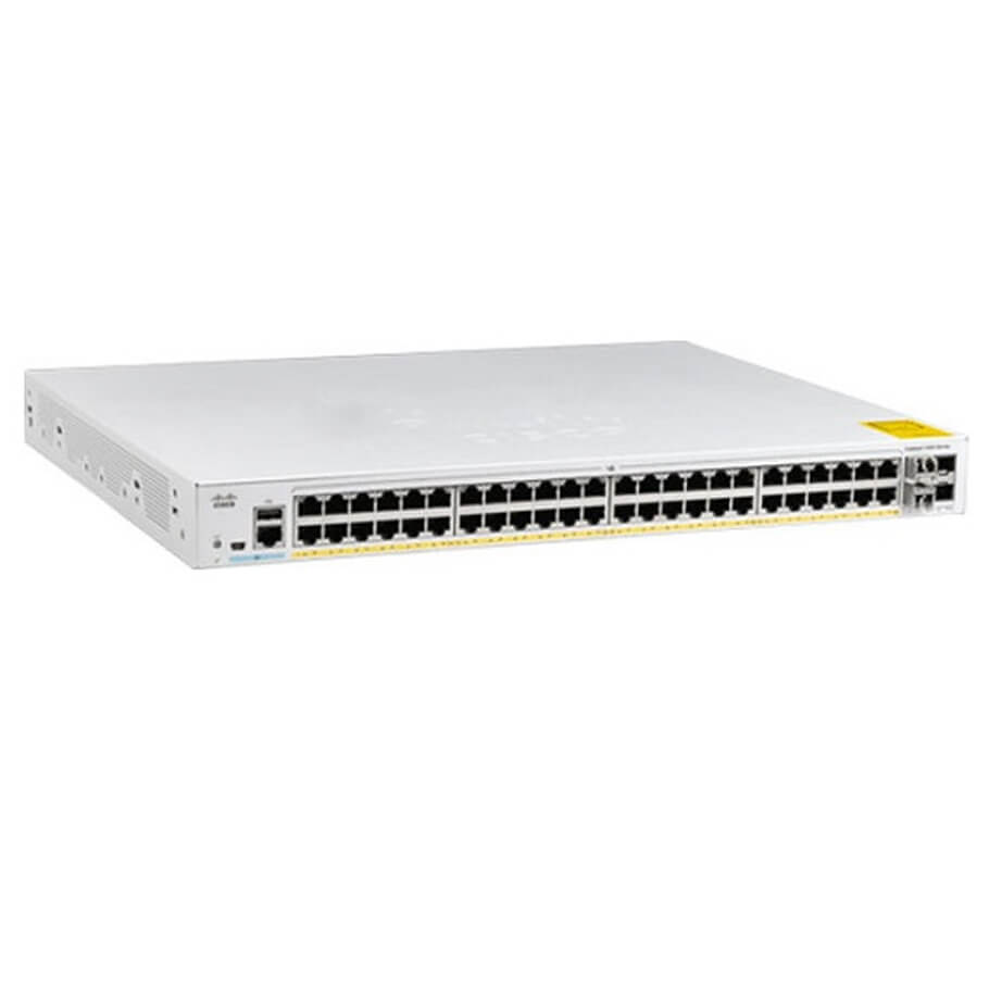 C1000-48FP-4X-L Cisco Catalyst 1000 48x 10/100/1000 ports PoE+, 4x 10G SFP+
